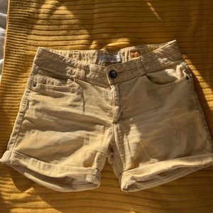 Thrifted Yellow Corduroy Shorts!